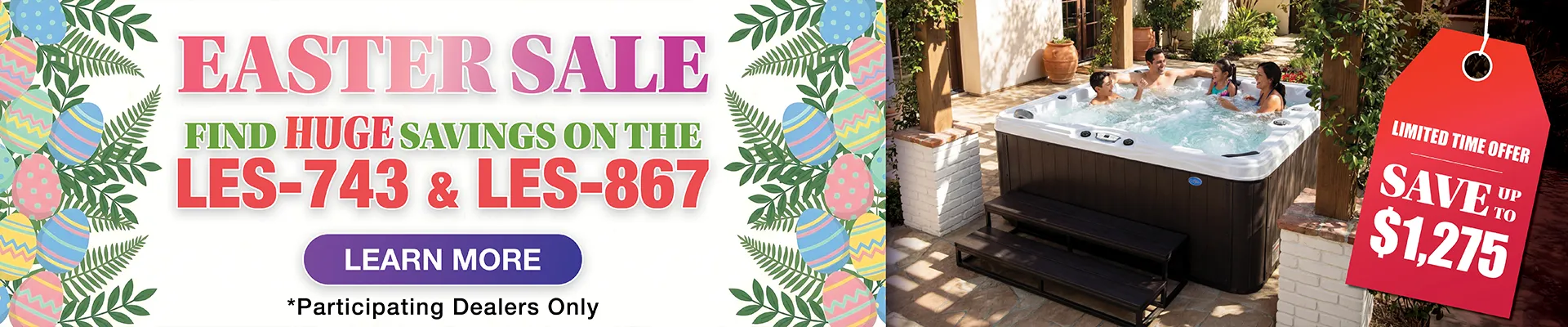 Calspas hot tub being used in a family setting - Burlington